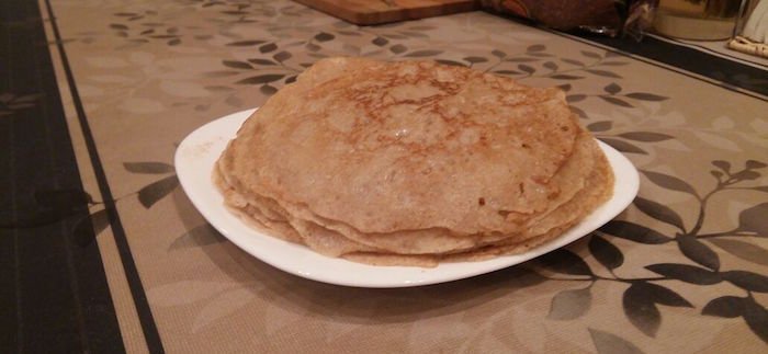 recette pour les crêpes végétaliennes